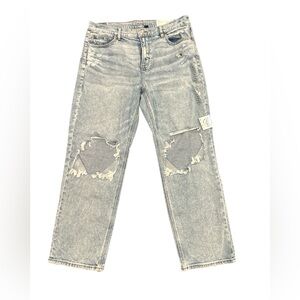American Eagle Size 14 Regular Super High-Rise Ankle Straight Jeans NWT